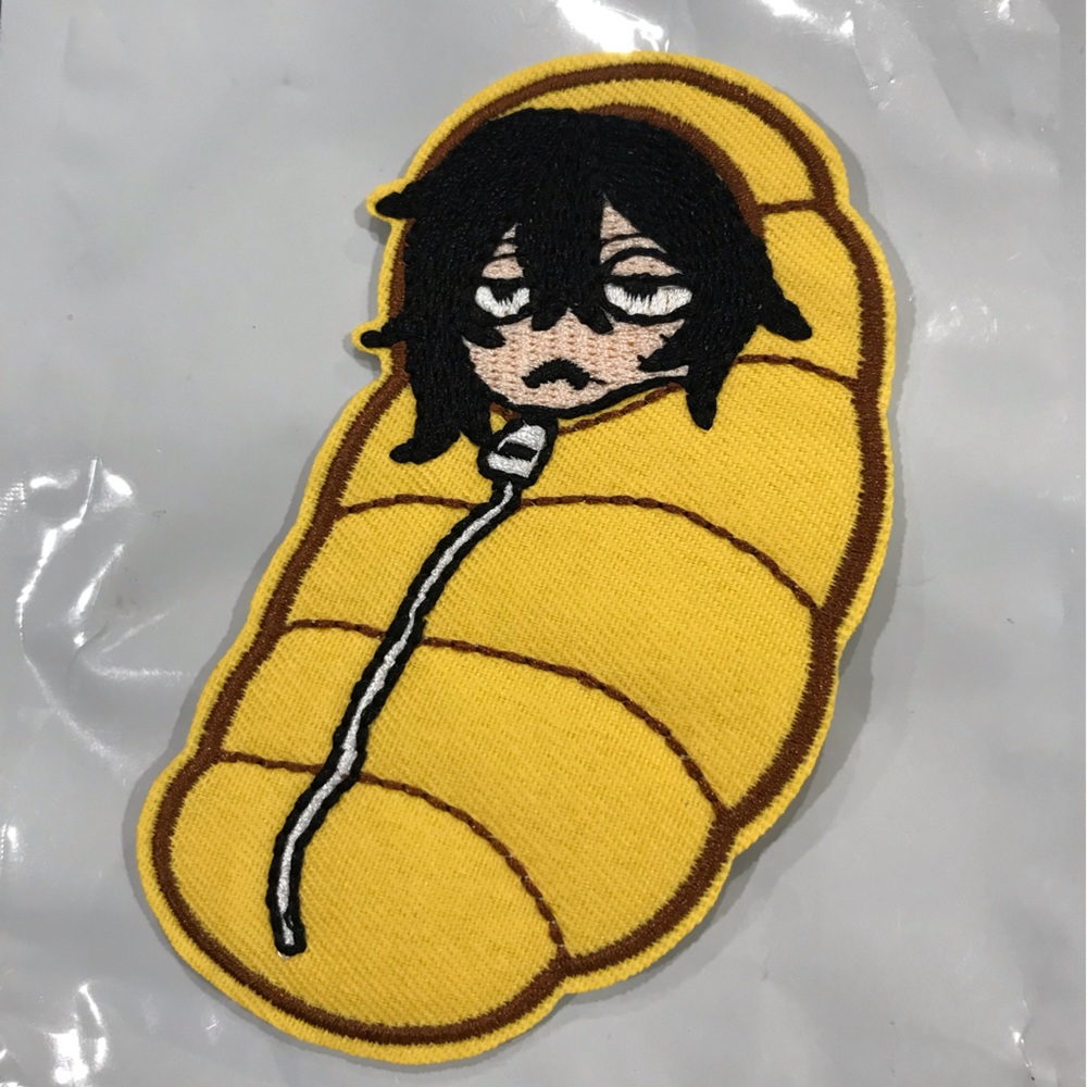 My Hero Academia Sleeping Bag Aizawa Anime Embroidery Iron On Patch